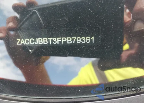 2015 Jeep Renegade Latitude z USA, uszkodzony, nr VIN ZACCJBBT3FPB79361